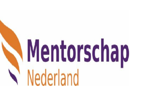 Logo oranje paar mentorschap nederland